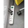 Brennenstuhl 1159540015 Toma múltiple Eco-Line con interruptor 6 vías gris plata 1,5 m H05VV-F 3G1,5 - 5